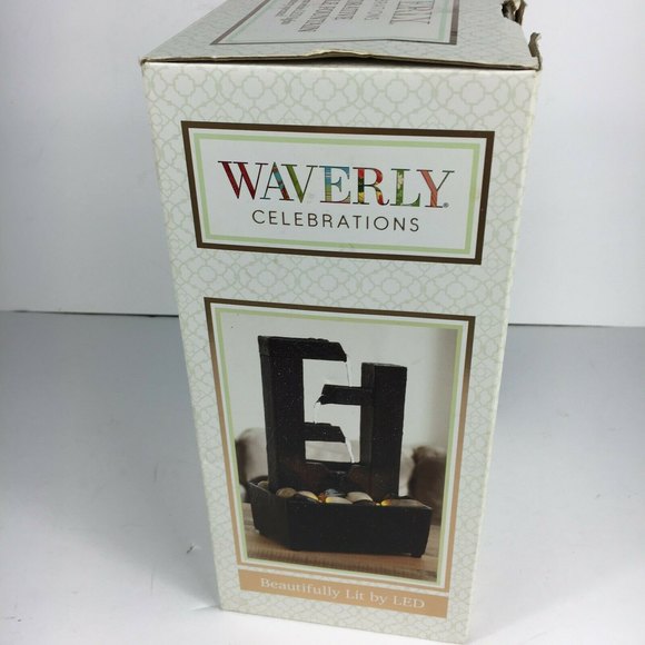 Waverly Celebrations LED Table Fountain Beautifully Lit by LED - Picture 3 of 6